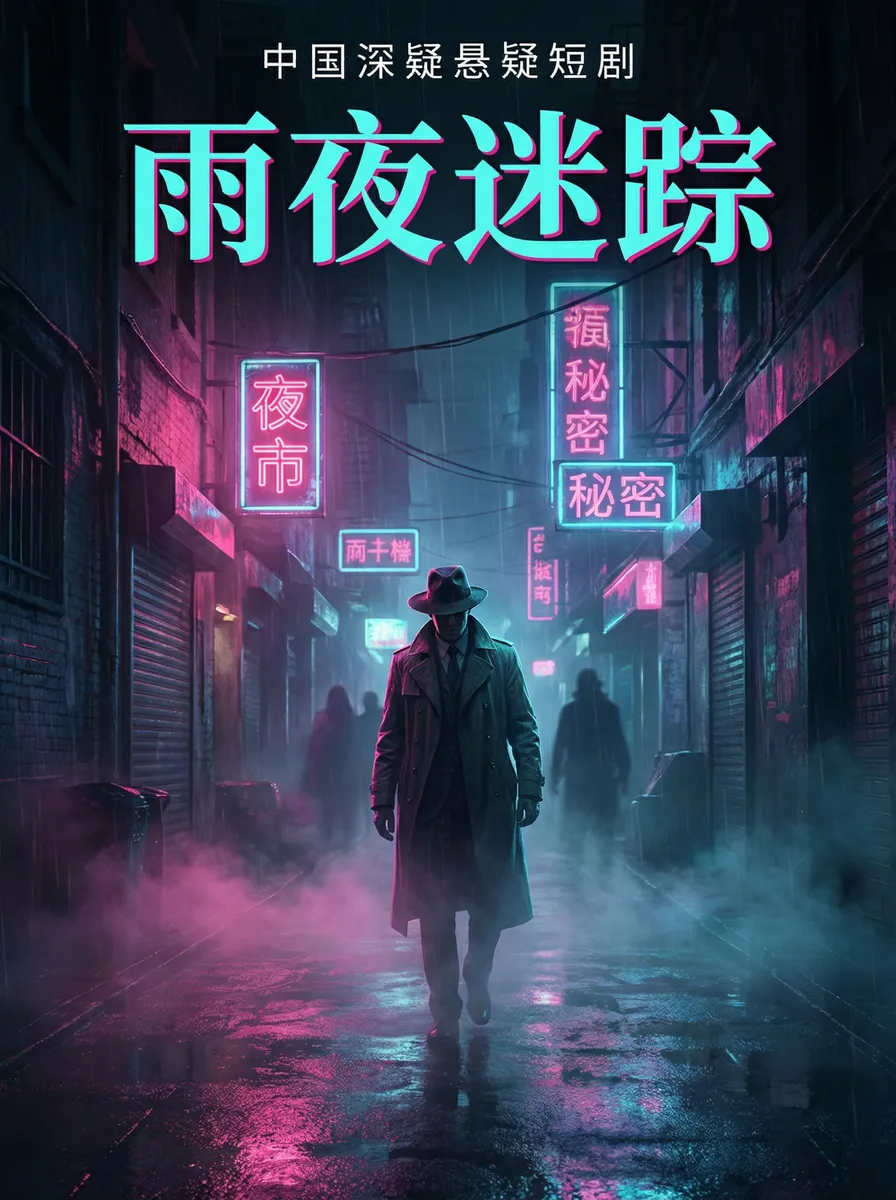hentaitv 悬疑追踪短剧 - 雨夜迷踪海报